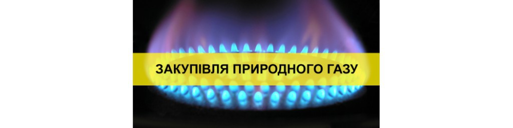 Оголошення тендеру на закупівлю природного газу (повторно)